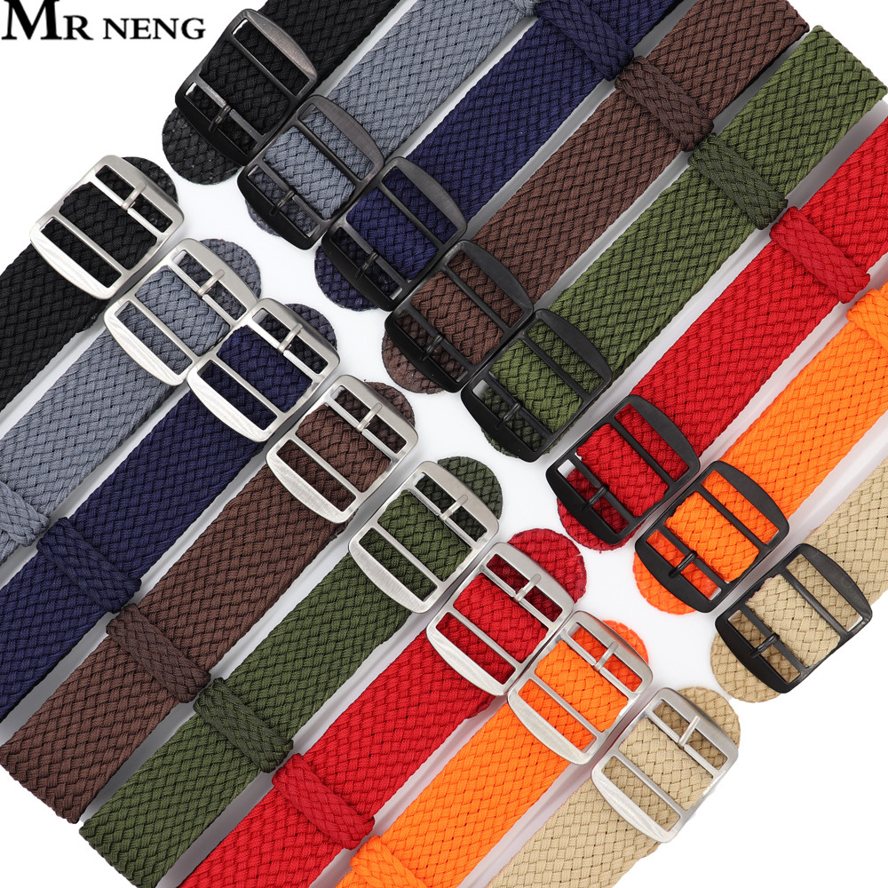 Watchband 18 20 22mm For Perlo - Perlon Strap Woven recension och pris