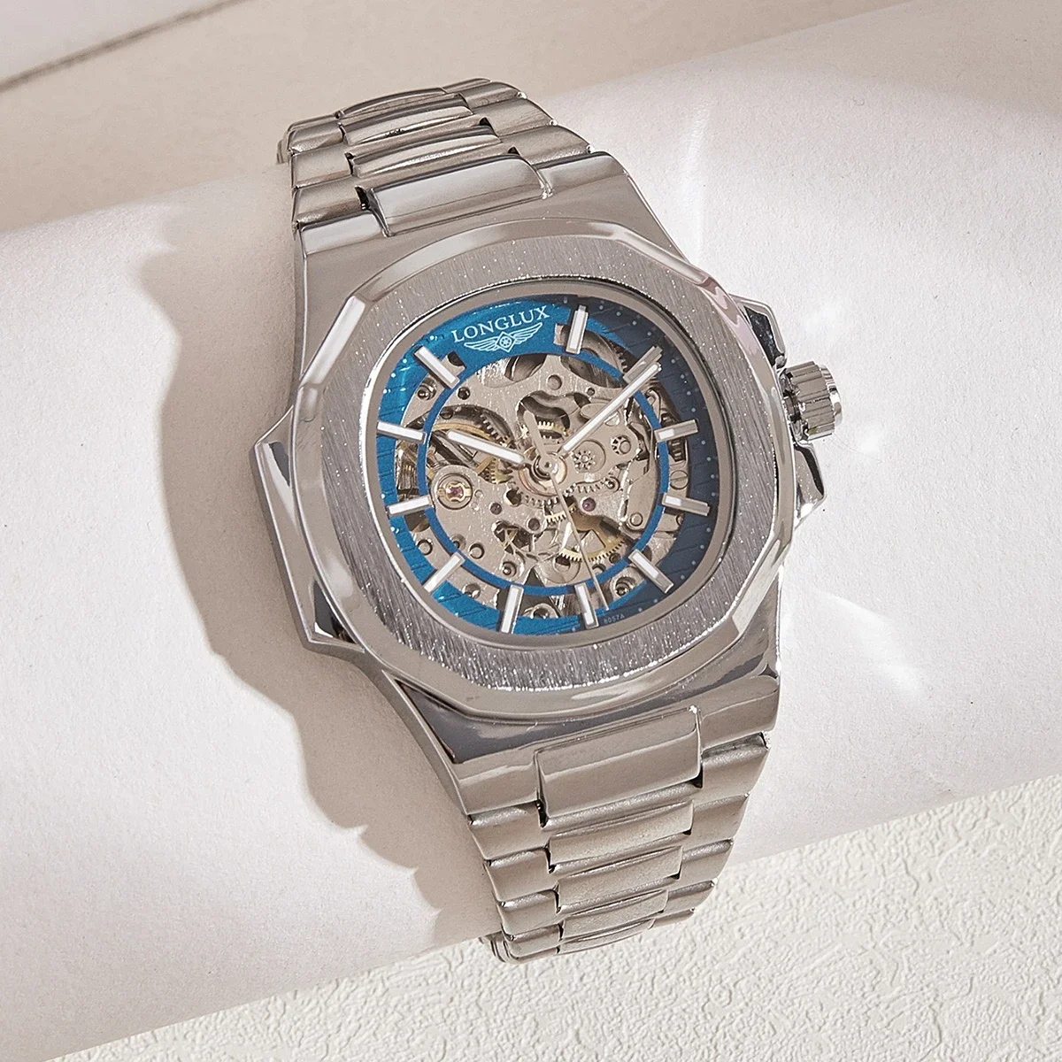 LONGLUX Men Automatic Mechanic - Seiko Watch 5 Sports recension och pris